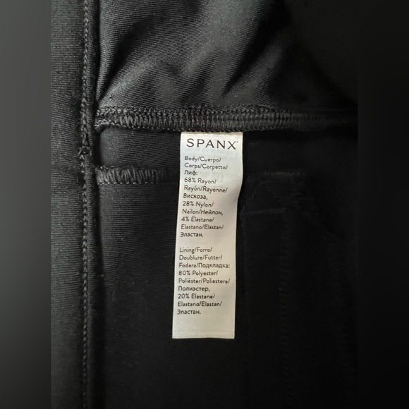 SPANX Women’s The Perfect Black Pant Ankle Backseam Skinny Classic - Size: S - Picture 7 of 16